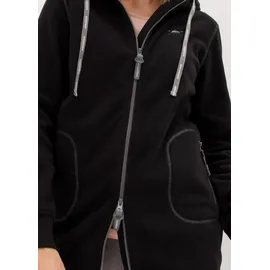 bonprix Fleecejacke Schwarz S