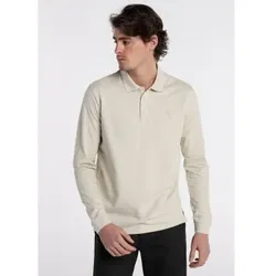Bendorff für Herren. 830215075 Braunes langärmeliges Basic-Poloshirt (XL), Lässig, Baumwolle, Klassisch, Langarm