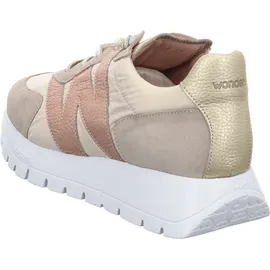Wonders Sportliche Schnürschuhe für Damen, beige, 39 EU