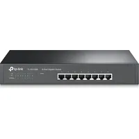 TP-LINK TL-SG1008 - 8-Port-Gigabit-Switch (8 Ports), Netzwerk Switch, Schwarz