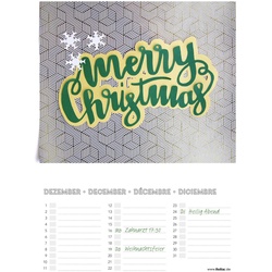 folia Kalender zum Selbstgestalten 17,0 x 24,0 cm