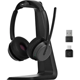 epos Impact 1000 MS UC ANC WL USB-C+A On-Ear Bluetooth Headset inkl. USB-C BT Dongle BTD 900c