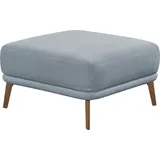 Schöner Wohnen Hocker Pearl Baumwolle/Polyester 80 x 45 x 80 cm Blau
