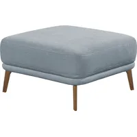 Schöner Wohnen Hocker Pearl Baumwolle/Polyester 80 x 45 x 80 cm Blau