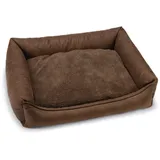 Beeztees Uma - Orthopädisches Hundebett - Braun - 100x80x23 cm