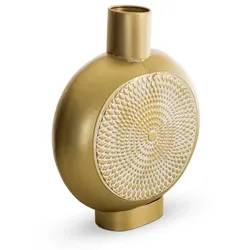 Vase Höhe 43,7 cm Eisen Gold