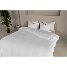 Kayori Bettwäsche "Kiso", weiß, B/L: 155cm x 220cm, 1 Stk., 1 Stk., Lyocell, B/L: 80cm x 80cm, 2 Stk., Lyocell, Obermaterial: 100% Baumwolle, Bettwäsche, Bettwäsche, aus Tencel