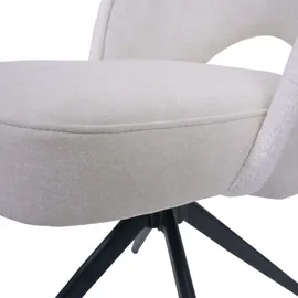MCW Esszimmerstuhl MCW-N72 Stoff creme 6er Set