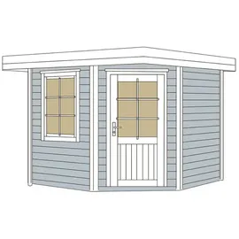 Weka Fides 1 2,80 x 2,80 m grau