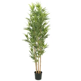 Europalms Bambus deluxe, Kunstpflanze, 150cm
