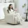 Homcom Relaxsessel Fernsehsessel mit Liegefunktion 80 x 101 x 94 cm Beige