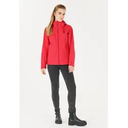 Outdoorjacke WHISTLER "Downey", Damen, Gr. 44, rot, 65% Polyester, 35% Baumwolle, unifarben, sportlich, normal, hoch geschlossener Ausschnitt, Langarm, Jacken, mit getapten Nähten