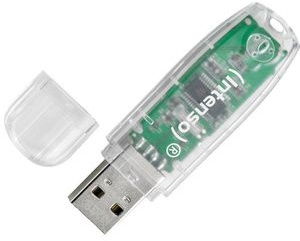 Intenso Rainbow Line 32 GB USB-Stick, transparent, 187x, bis 28 MB/s