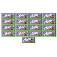 17 Tafeln Milka Ganze Haselnuss a 95 G Milka Schokolade mit ganzen Haselnüssen
