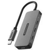 Sitecom USB-C zu 4x USB-C 10 Gbit/s Hub