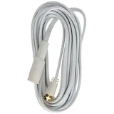 Axing SFK 500-02 Sat-Flachkabel Koax Flachbandkabel, 5 m weiß,