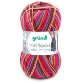 120 Sockenwolle 4-fach berry mix color 50 g