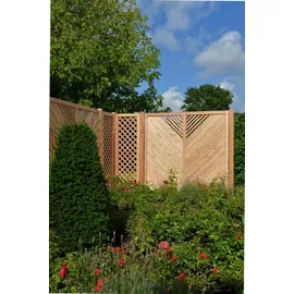 osmo holz Blende V 178 x 178 cm Grün/Holz