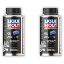 2x 125ml LIQUI MOLY 1580 Motorbike Oil Additive Motorradöl Motor Öl Additiv