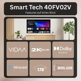 Smart-Tech 40FV02V 40" Full HD LED VIDAA TV