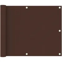 VidaXL Balkon-Sichtschutz Braun 75x300 cm Oxford-Gewebe