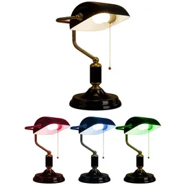 GLOBO Bankerlampe Gold