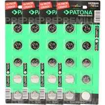 PATONA Premium 40x CR2032 Batterien (4x10er) Pack 3V Lithium