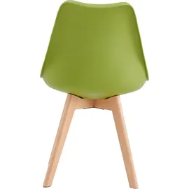mcc direct Esszimmerstuhl Eva Kunstleder grün 2er Set