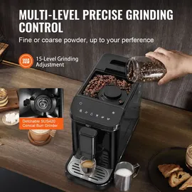 Vevor Automatische Espressomaschine 15 Bar