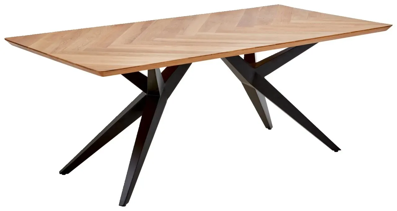 Valdera Esstisch FISHBONE - B/H/T ca. 200,00x77,00x100,00