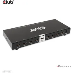 Club 3D CSV-1383 - Video-/Audio-Splitter - 8 x HDMI
