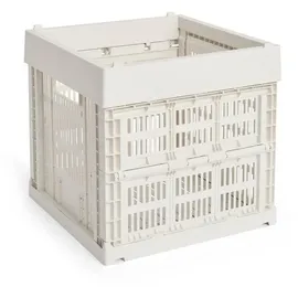 HAY Aufbewahrungsbox Colour Crate Cube 29,5 x 29,5 cm 1-tlg. grau