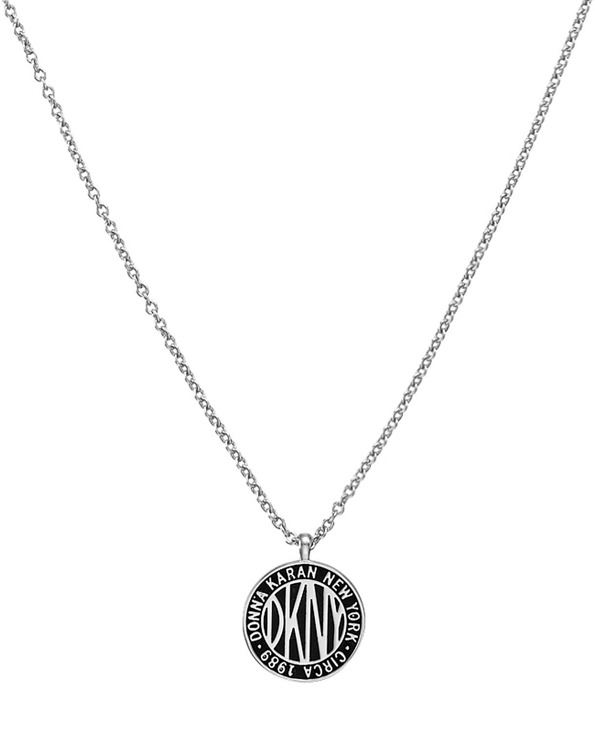 DKNY 5520025 Damen-Halskette Large Token Logo Pendant