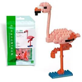 Nanoblock NAN-NBC204 Flamingo Toy, Multicolor