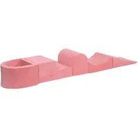 Knorrtoys Knorrtoys® Bällebad »Soft, Pink«, (5 tlg.), mit Spielblöcken; Made in Europe,