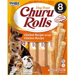 INABA DOG Churu Brötchen mit Huhn 8x12g