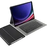 Cazy Tablet-Hülle mit Tastatur geeignet für Samsung Galaxy Tab S10 Plus/Tab S9 FE Plus/Tab S9 Plus - QWERTY Bluetooth Tastatur-Hülle - Schwarz