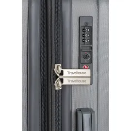 TRAVELHOUSE Porto 4-Rollen L / 50 cm / 119 l grau/gestreift