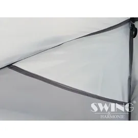 Swing&Harmonie Swing & Harmonie LED Event Pavillon 3,6 x 3,6 m inkl. 2 Seitenteile Anthrazit