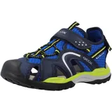 GEOX J Borealis Boy Sandal, ROYAL/Lime, 31 EU