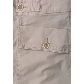 STREET ONE High Waist Barrel Leg Hose Clay Sand 38
