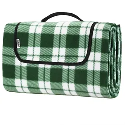 Picknickdecke Karo/Grün 2x2m