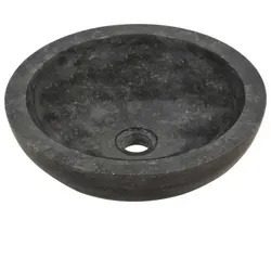 Waschbecken Marmor 4 | vidaXL : Farbe - Schwarz
