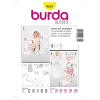Burda Schnittmuster 9635 Baby Accessoires Gr. 19 x 13