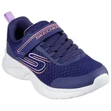 Skechers Mädchen Dynamatic Nonstop Speed Sneaker, Navy Mesh Lavender Trim, 34 EU