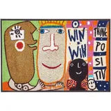 Wash+Dry Think Positiv 60 x 180 cm Mehrfarbig