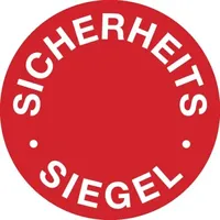 König Werbeanlagen Sicherheitsetikett, Sicherheits-Siegel Ø 30mm - Bogen =