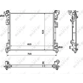 NRF Kühler, Motorkühlung