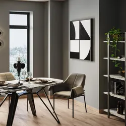 Kare Design Bild mit Rahmen »Gerahmtes Bild Modulo 100x100cm« Kare Design Farbe Bild(er): schwarz