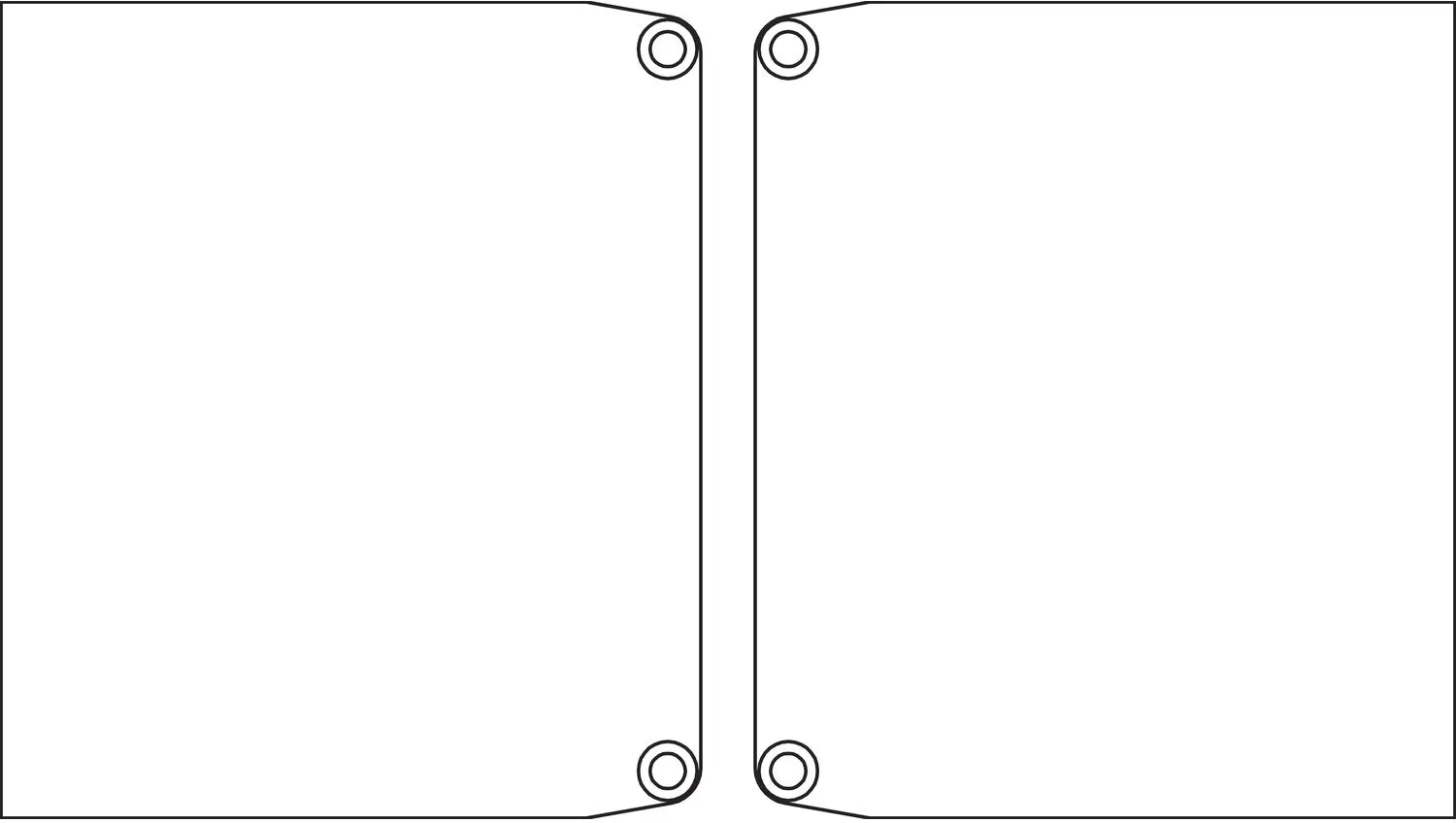 terno TERNO Abdeckkappen-Set 1358 zu Laufschiene 1359 Wand/Blende 1380 schmal si...